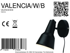 it'saboutromi-appliquemurale-valencia-noir-métal-lampedelit-e14-valencia/w/b-8a