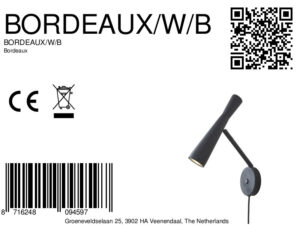 it'saboutromi-appliquemurale-bordeaux-noir-métal-ø6cm-gu10-bordeaux/w/b-8a