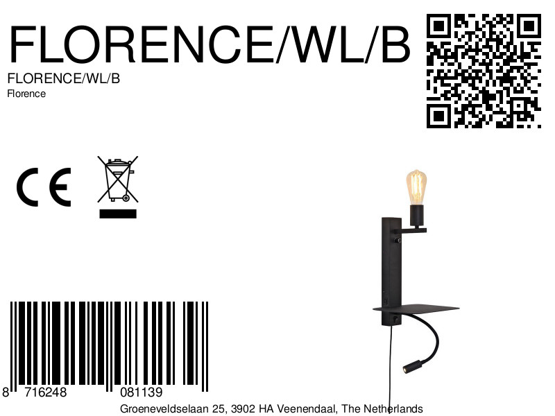 it'saboutromi-appliquemurale-florence-noir-métal-lampedelit-e27-florence/wl/b-8a