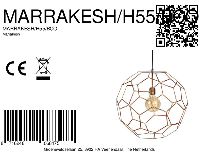 it'saboutromi-suspension-marrakesh-bronze-métal-ø55cm-e27-marrakesh/h55/bco-8a