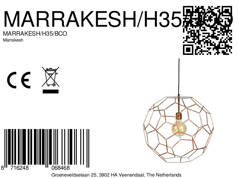 it'saboutromi-suspension-marrakesh-bronze-métal-ø34cm-e27-marrakesh/h35/bco-8a