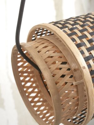 good&mojo-suspension-bhutan-naturel/noir-bamboumétal-ø15cm-e27-bhutan/h85/bn-09