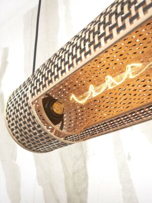 good&mojo-suspension-bhutan-naturel/noir-bamboumétal-ø15cm-e27-bhutan/h85/bn-10