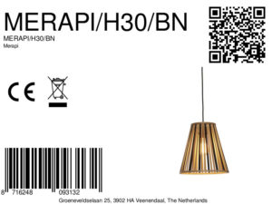 good&mojo-suspension-merapi-naturel/noir-bamboumétal-ø30cm-e27-merapi/h30/bn-8a