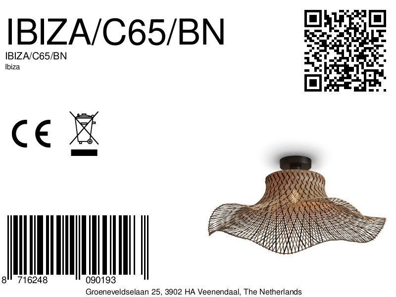 good&mojo-plafonnier-ibiza-naturel/noir-bamboumétal-ø65cm-e27-ibiza/c65/bn-8a