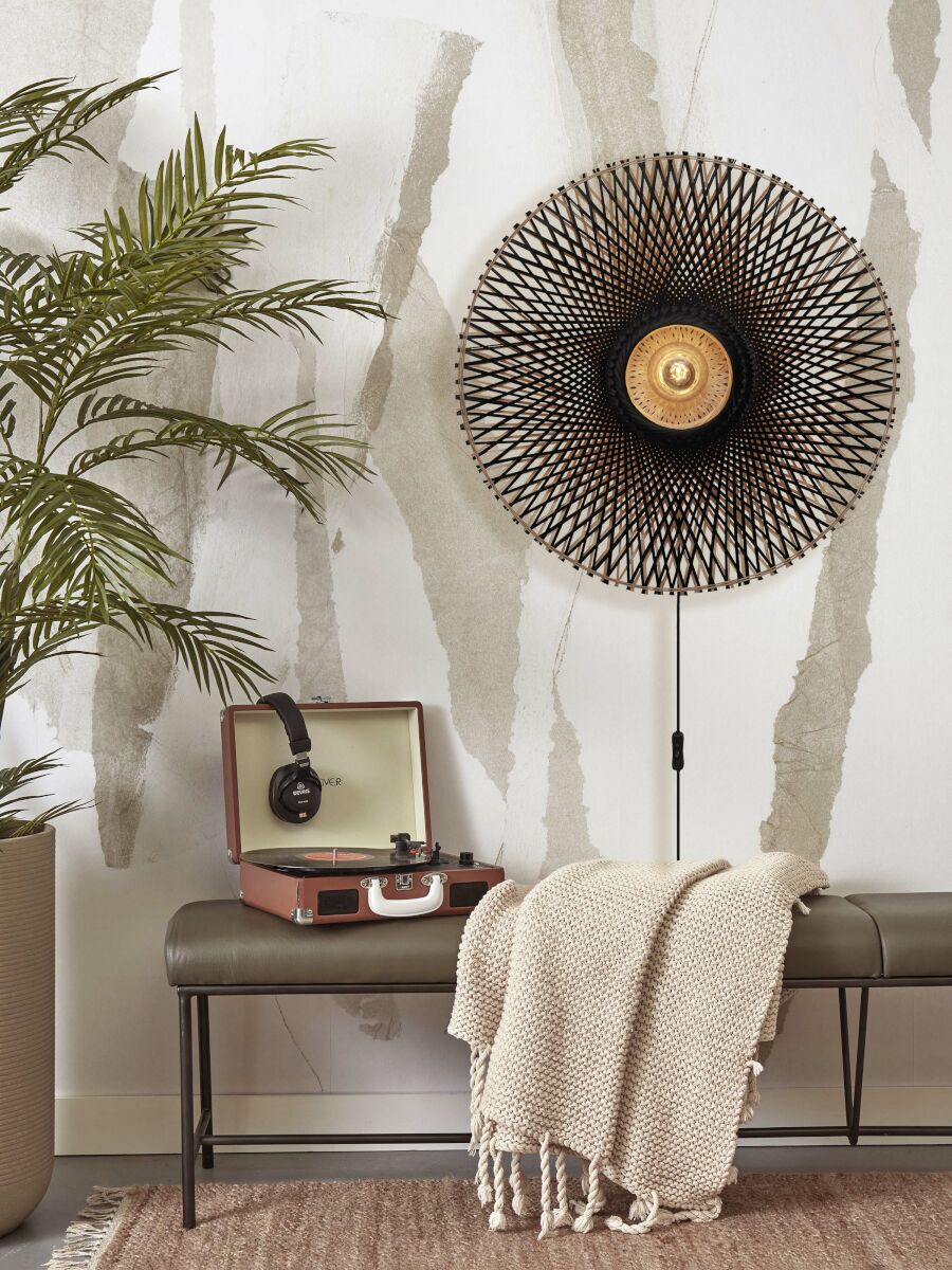 good&mojo-appliquemurale-kalimantan-naturel/noir-bamboumétal-ø87cm-e27-kalimantan/w20/bnr-05