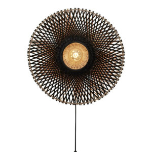 good&mojo-appliquemurale-kalimantan-naturel/noir-bamboumétal-ø60cm-e27-kalimantan/w15/bnr-1