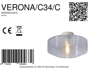 it'saboutromi-plafonnier-verona-transparent-verremétal-ø35cm-e27-verona/c34/c-8a