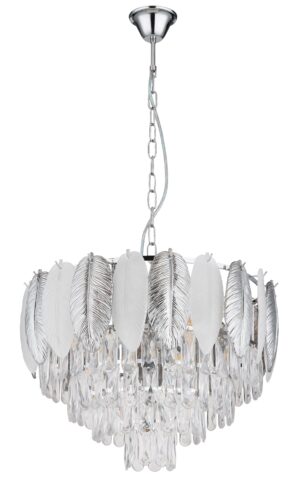 chandelierenchromeavecdécorationencristaldalton-1