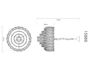 chandelierenchromeavecdécorationencristaldalton-1