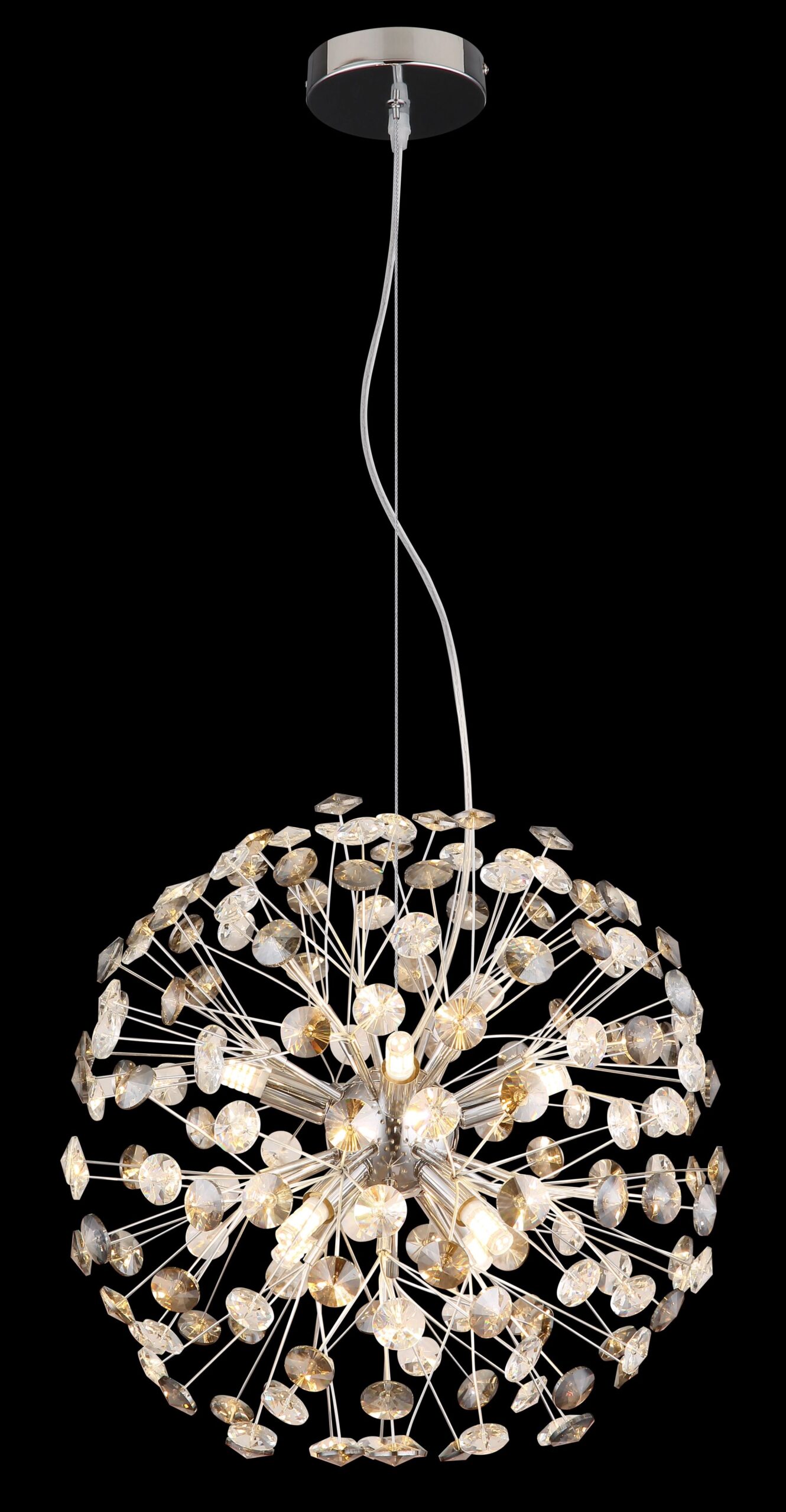 chandelierencristaldechrome,éléganceetluxekatrina-1