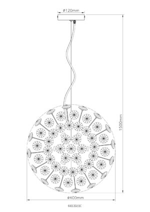 chandelierencristaldechrome,éléganceetluxekatrina-1