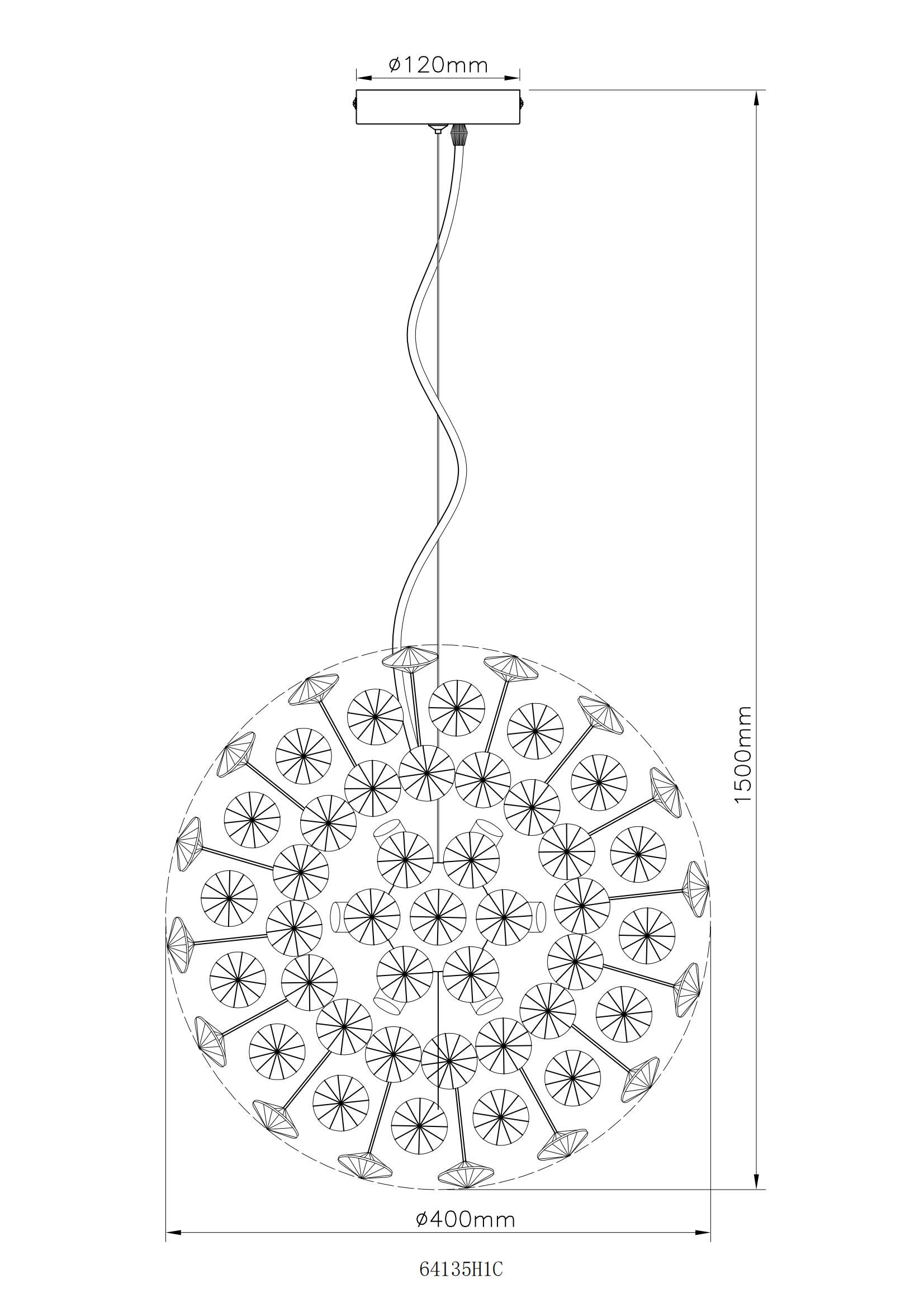 chandelierencristaldechrome,éléganceetluxekatrina-1