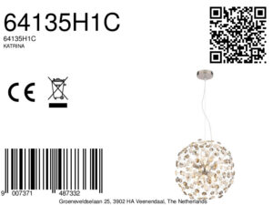 chandelierencristaldechrome,éléganceetluxekatrina-8a