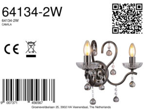 globo-appliquemurale-camila-anthracite-métal-e14-64134-2w-8a