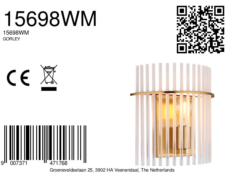globo-appliquemurale-gorley-or-verre-e27-15698wm-8a