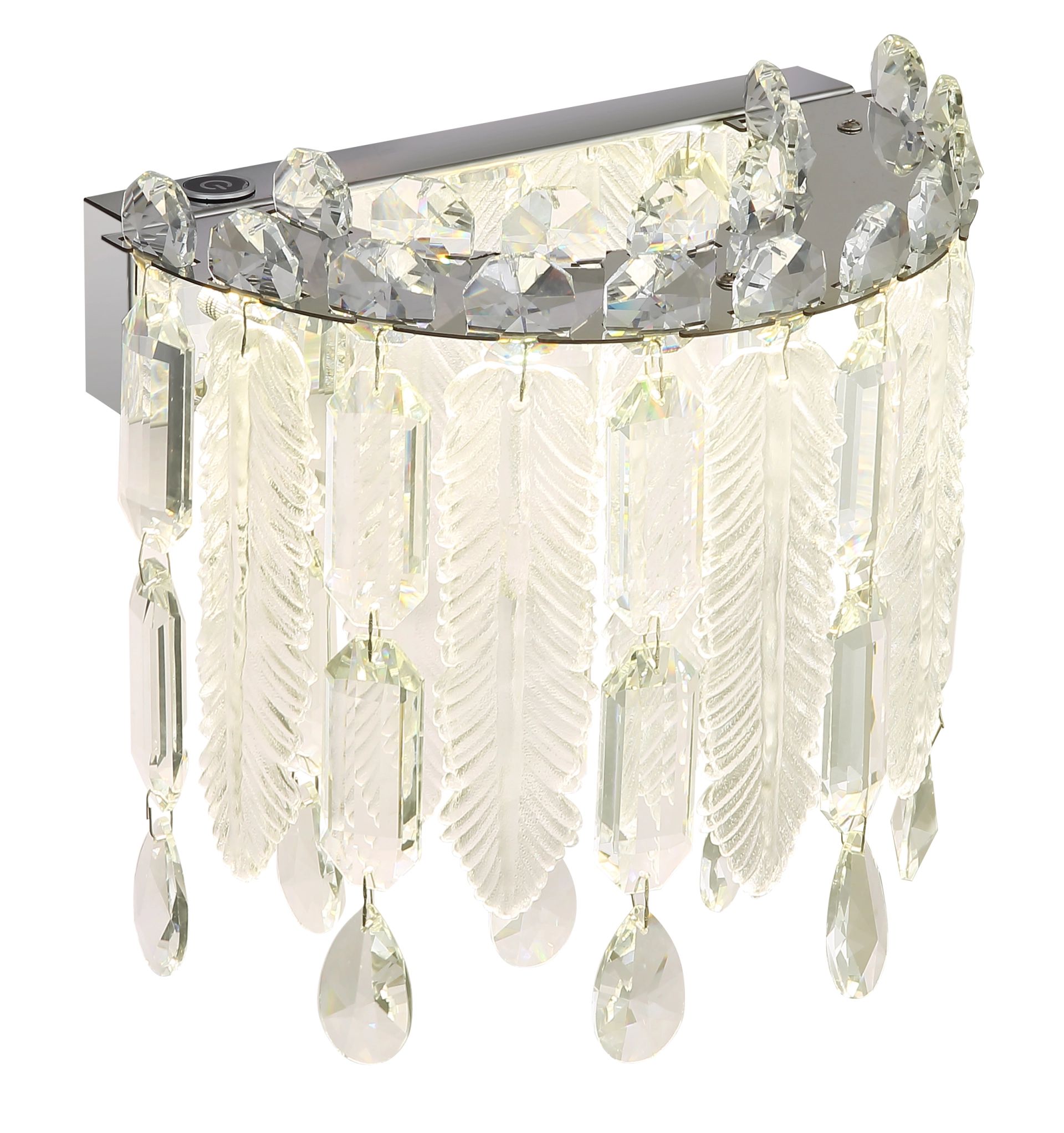 globo-appliquemurale-klunka-chrome-verre-led-67176-12w-1