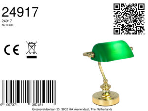 globo-lampedetable-antique-bronze-métal-lampedenotaire-e14-24917-8a
