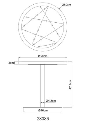 globo-lampedetable-bryon-noir-métal-ø50cm-led-28086-1
