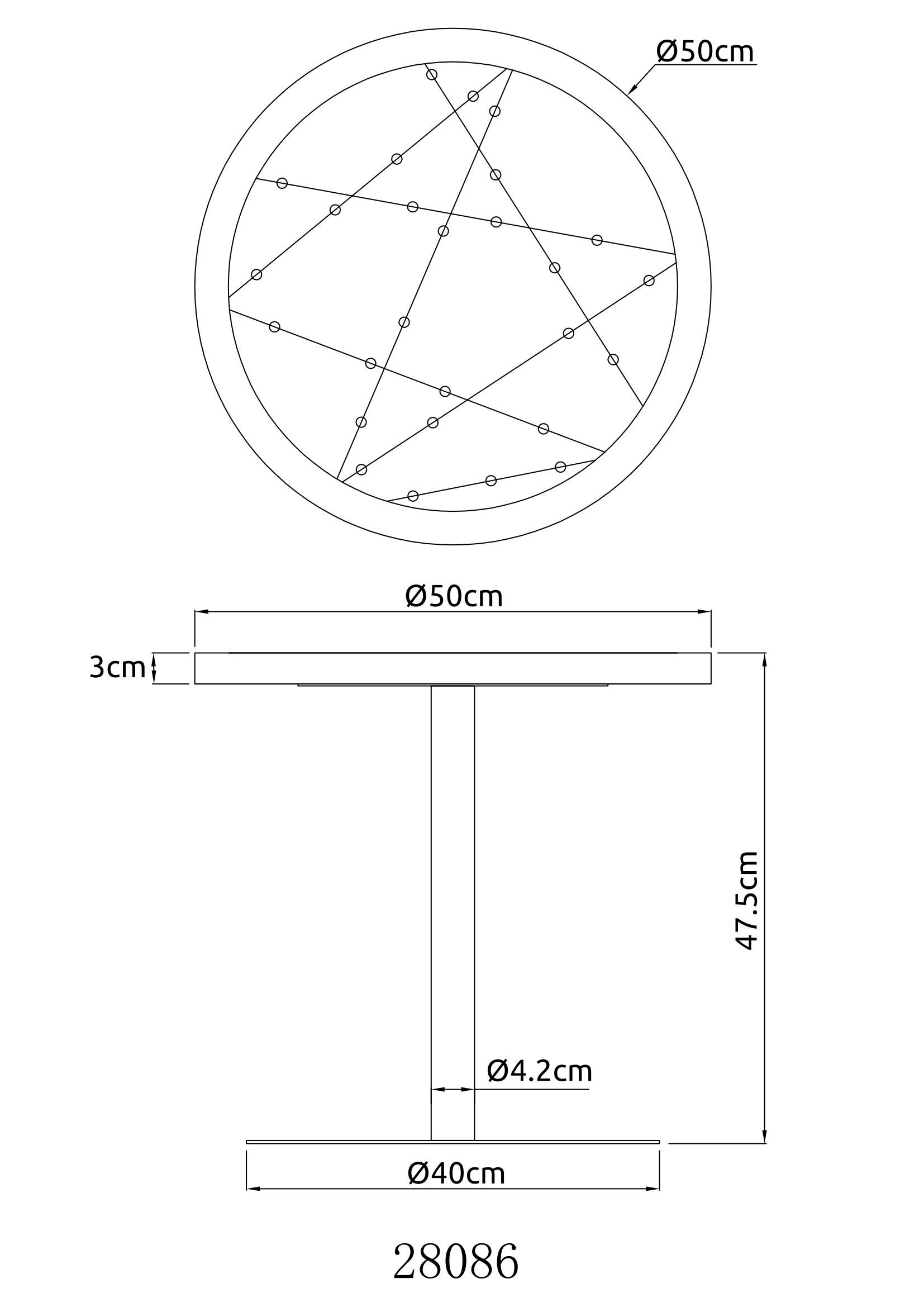 globo-lampedetable-bryon-noir-métal-ø50cm-led-28086-1