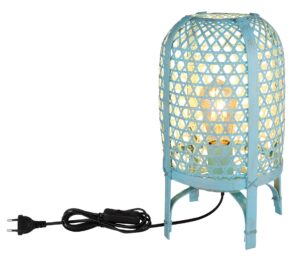 globo-lampedetable-cairo-bleu-métal-ø22cm-e27-15762ta-1