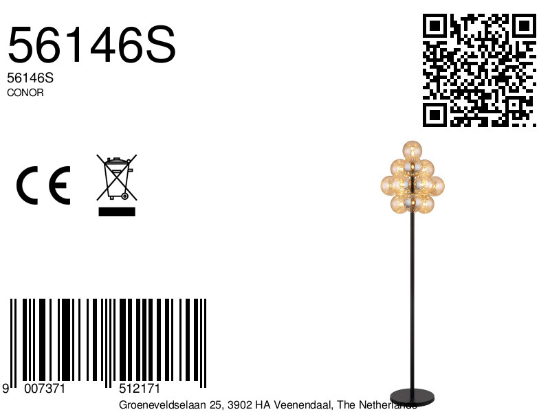 globo-lampedetable-conor-ambre-verre-ø40cm-g9-56146s-8a