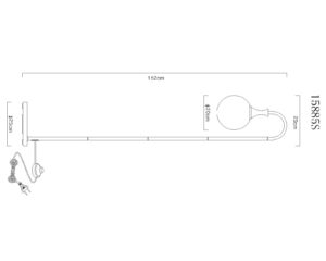 globo-lampedetable-dalton-noir-verre-lampeenverrecoloré-e27-15885s-1