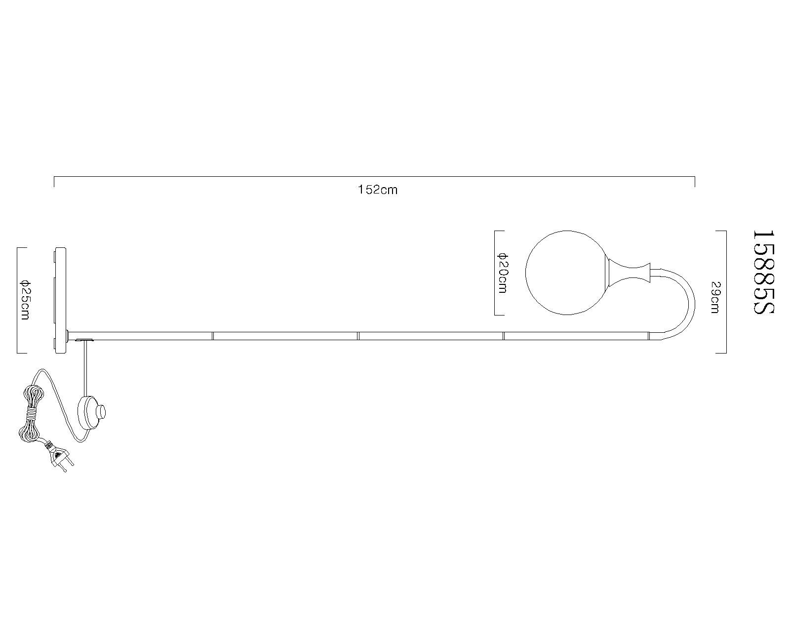 globo-lampedetable-dalton-noir-verre-lampeenverrecoloré-e27-15885s-1