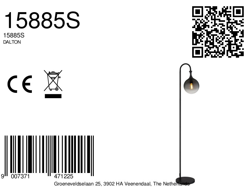 globo-lampedetable-dalton-noir-verre-lampeenverrecoloré-e27-15885s-8a