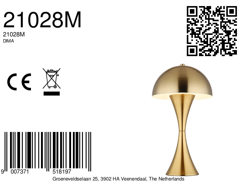 globo-lampedetable-dima-bronze-métal-ø20cm-e27-21028m-8a