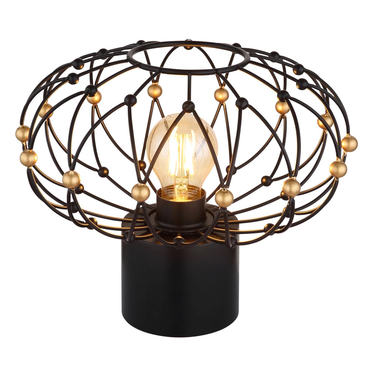 globo-lampedetable-greys-noir-métal-ø28cm-e27-15966t-1