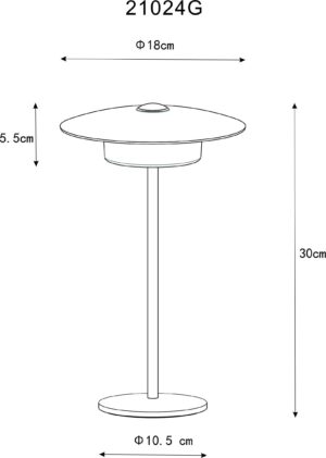 globo-lampedetable-kyler-gris-métal-ø18cm-led-21024g-1