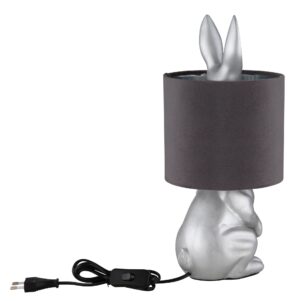 globo-lampedetable-rabbit-argent-plastique-ø18cm-e27-21633s-1