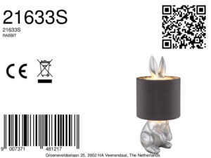 globo-lampedetable-rabbit-argent-plastique-ø18cm-e27-21633s-8a