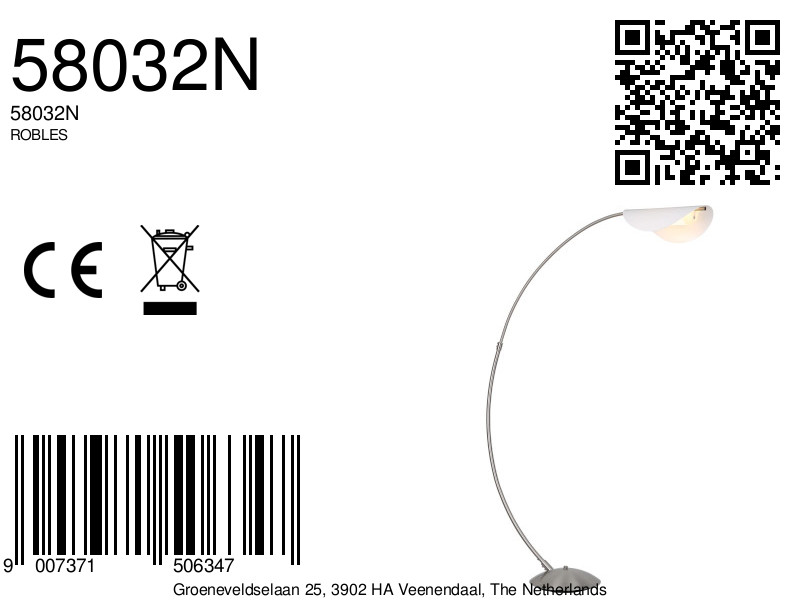 globo-lampedetable-robles-acier-métal-lampearquée-led-58032n-8a