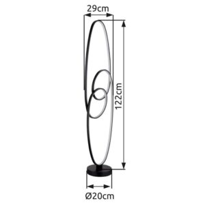 globo-lampedetable-spira-noir-métal-led-67177-36s-1