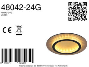 globo-plafonnier-jayden-noir-métal-ø35cm-led-48042-24g-8a