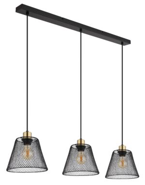 globo-suspension-baku-noir-métal-grandelampedetableàmanger-e27-15646-3h-1