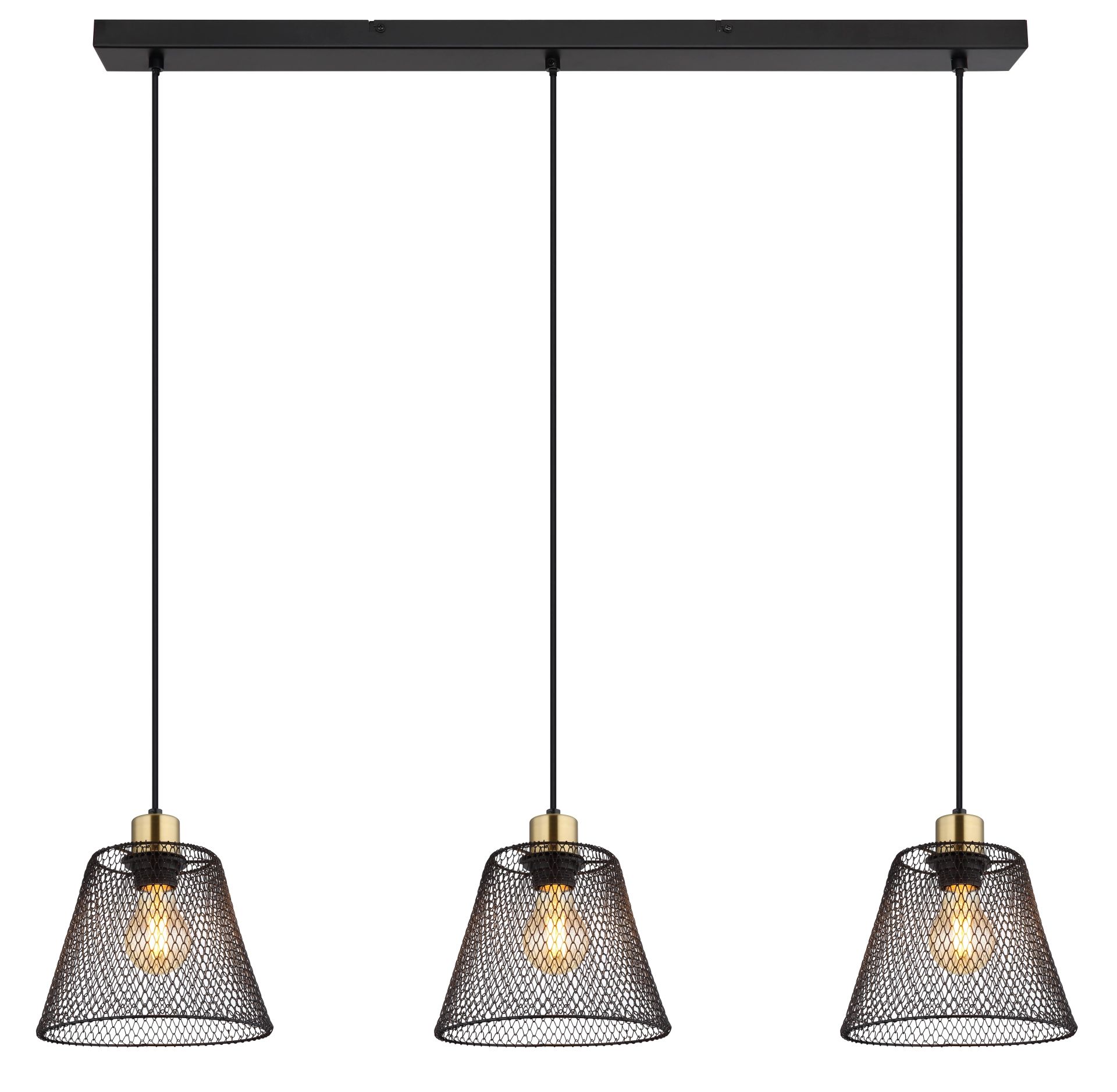 globo-suspension-baku-noir-métal-grandelampedetableàmanger-e27-15646-3h-1