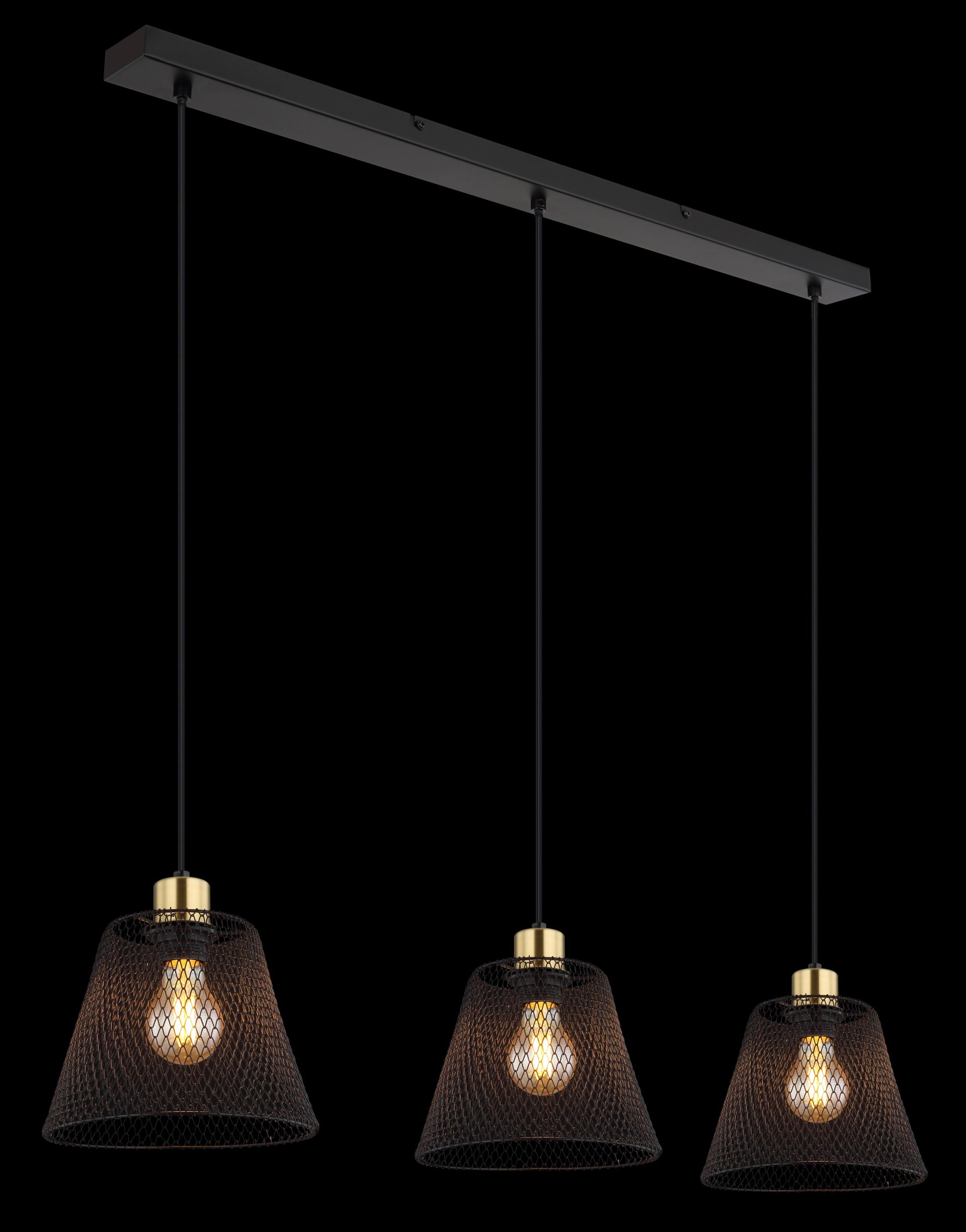 globo-suspension-baku-noir-métal-grandelampedetableàmanger-e27-15646-3h-1