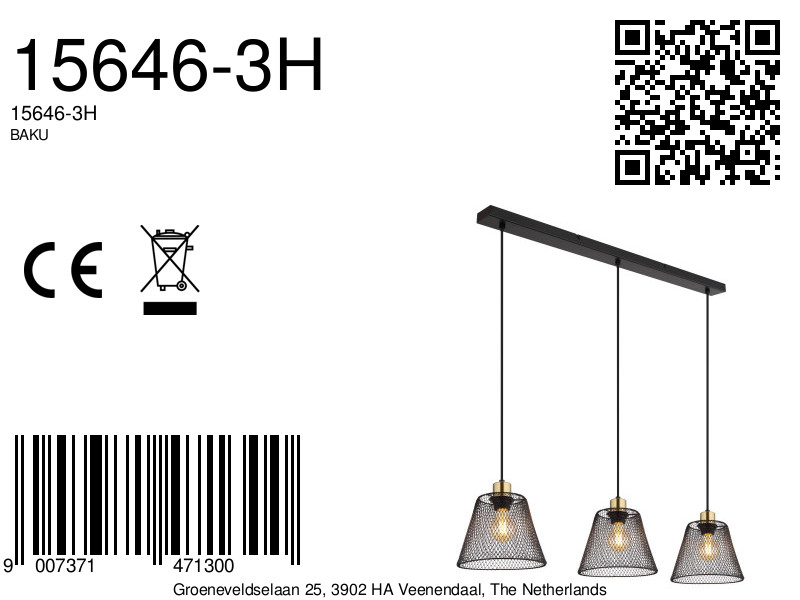 globo-suspension-baku-noir-métal-grandelampedetableàmanger-e27-15646-3h-8a