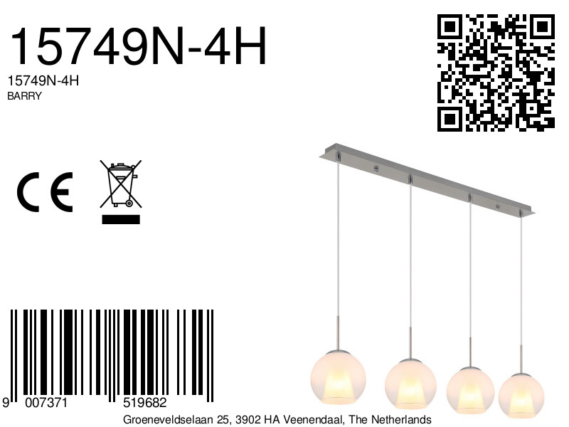 globo-suspension-barry-acier-verre-grandelampedetableàmanger-e27-15749n-4h-8a