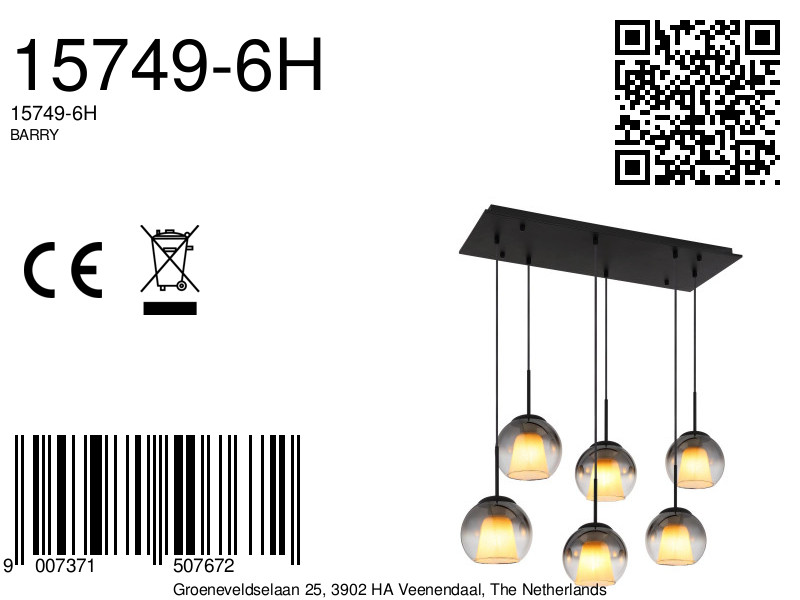globo-suspension-barry-noir-verre-grandelampedetableàmanger-e27-15749-6h-8a
