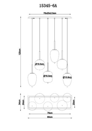 globo-suspension-blacky-noir-verre-grandelampedetableàmanger-e14-15345-6a-1