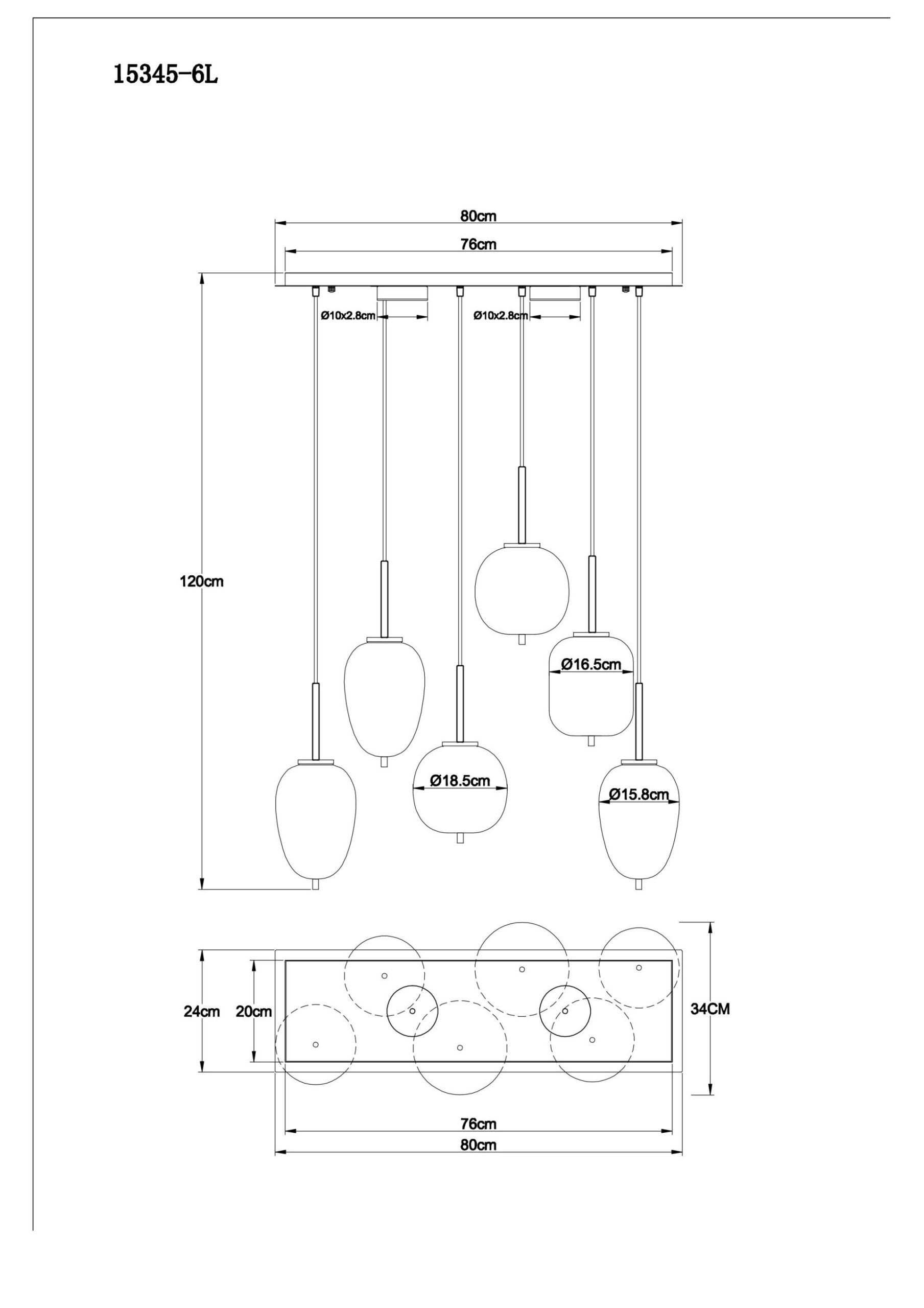 globo-suspension-blacky-noir-verre-grandelampedetableàmanger-e14-15345-6l-1