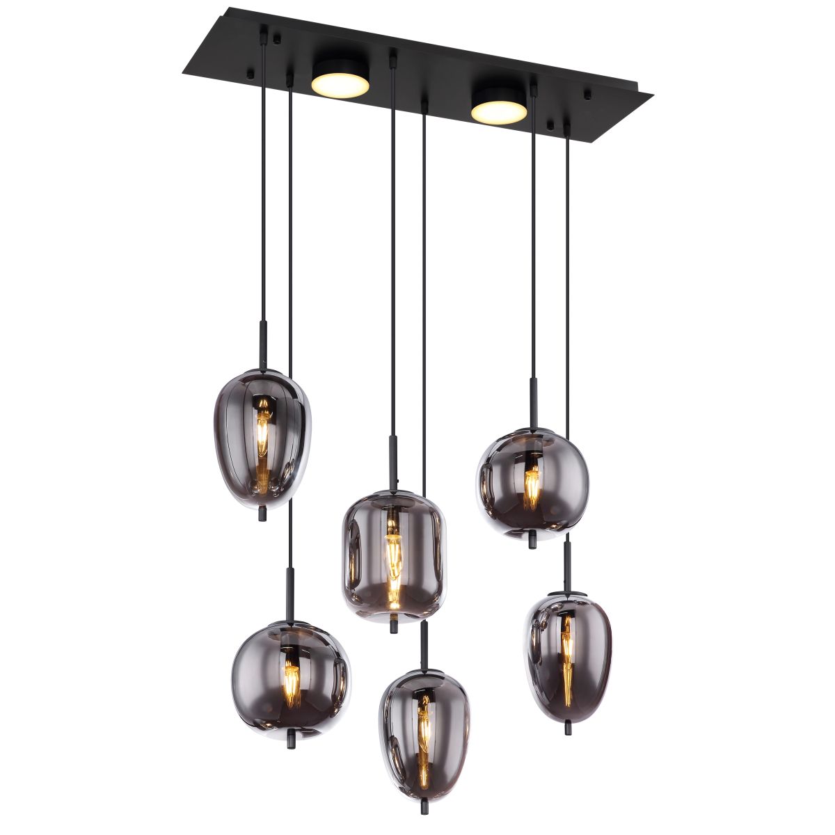 globo-suspension-blacky-noir-verre-grandelampedetableàmanger-e14-15345-6l-1