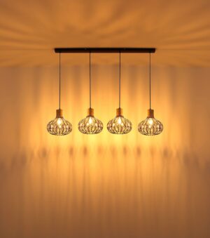 globo-suspension-dorthy-noir-métal-grandelampedetableàmanger-e27-15778-4h-1