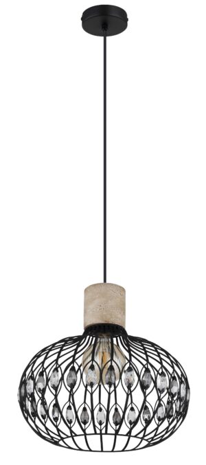 globo-suspension-dorthy-noir-métal-ø38cm-e27-15778h-1