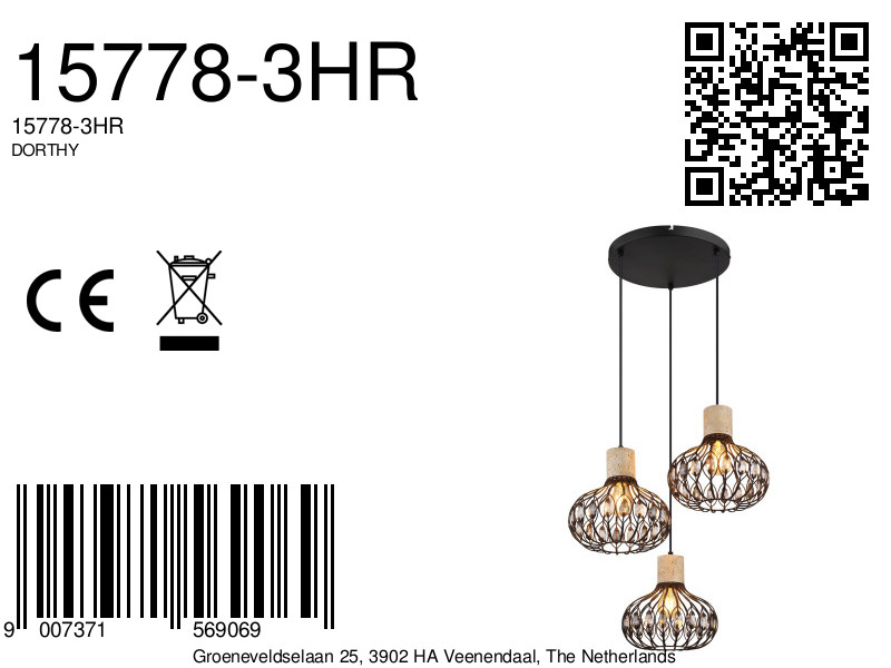 globo-suspension-dorthy-noir-métal-ø47cm-e27-15778-3hr-8a