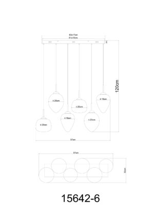 globo-suspension-firefly-noir-verre-grandelampedetableàmanger-led-15642-6-1